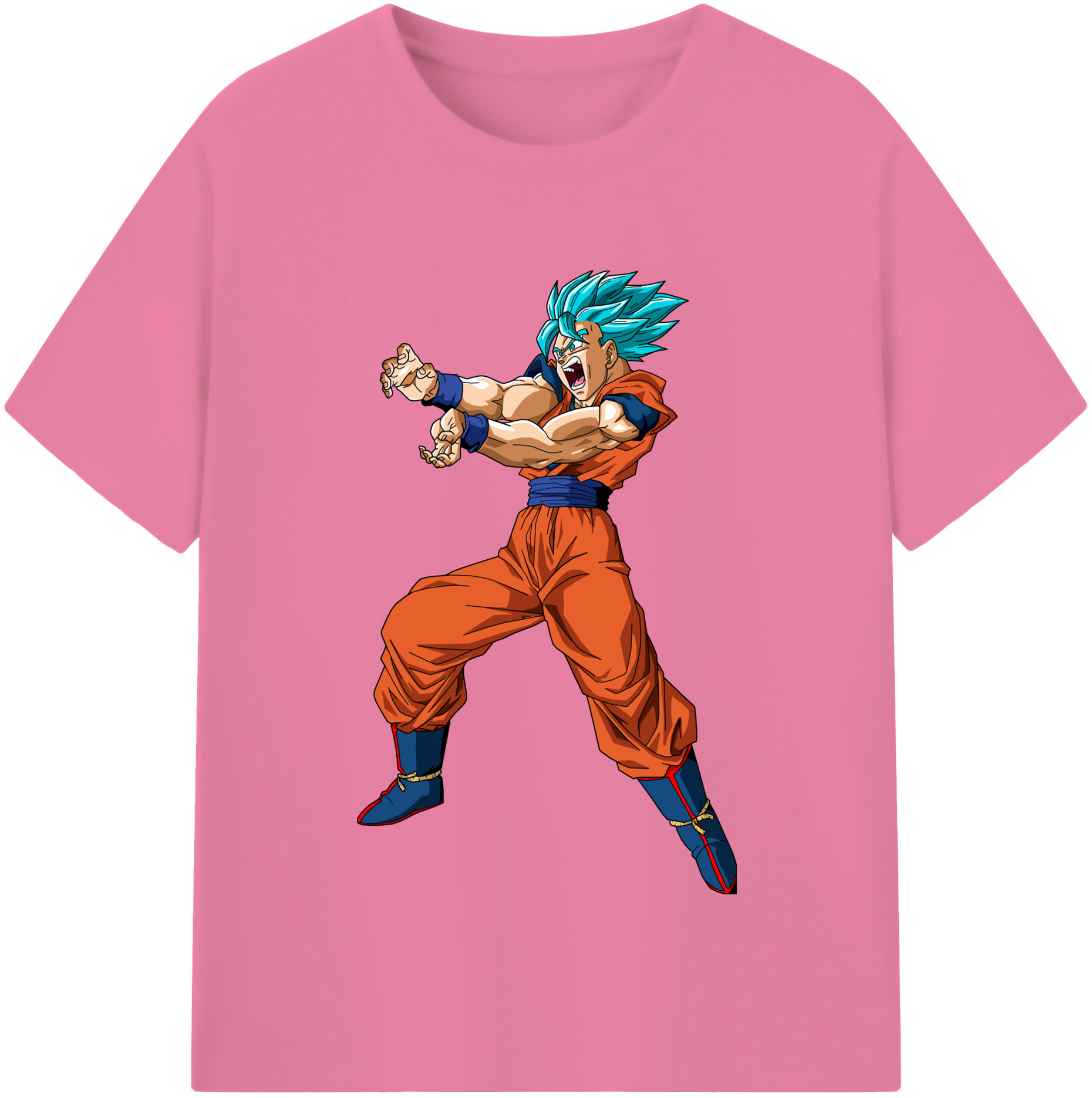 （画像用） ドラゴンボール 孫悟空（そん ごくう）Son Goku カカロット DRAGON BALL Kakarotto 綿100％半袖Tシャツ（フロントプリント）